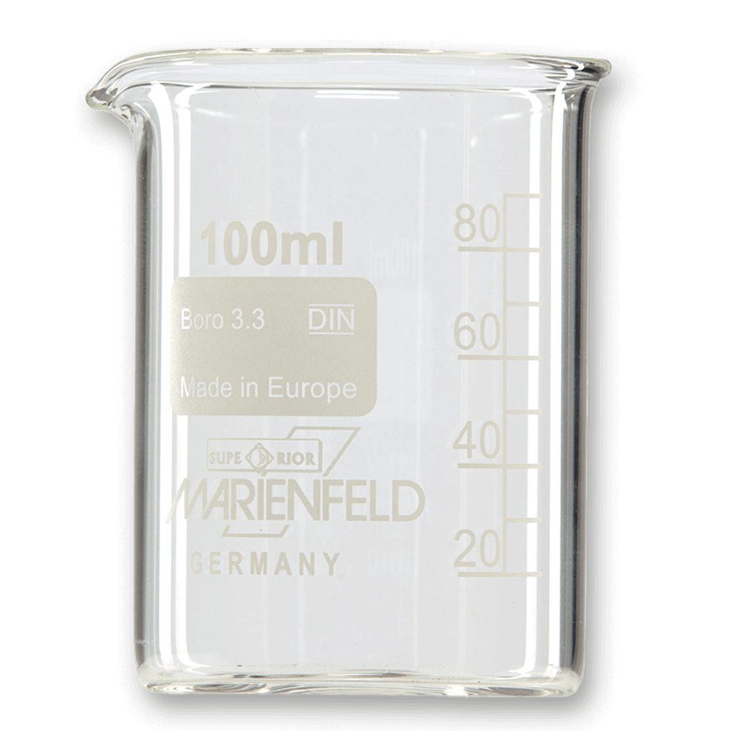Messbecher (50 ml, 100 ml) aus Borosilikatglas