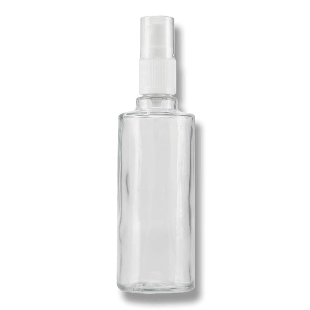 Glass spray bottle (100 ml, 200 ml) incl. atomizer