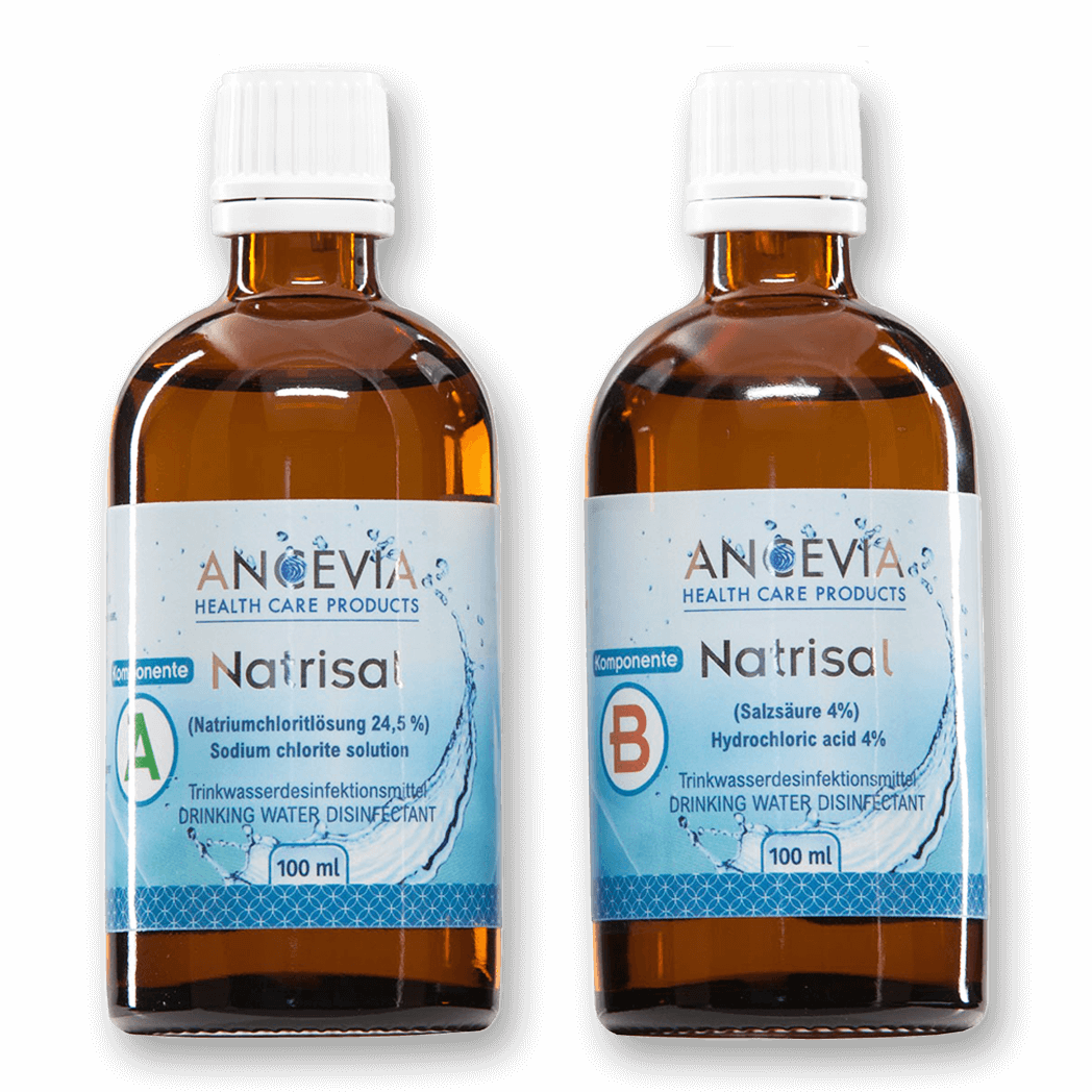 Natriumchlorit 24,5% + Salzsäure 4% (je 100 ml) NaClO2 + HCl