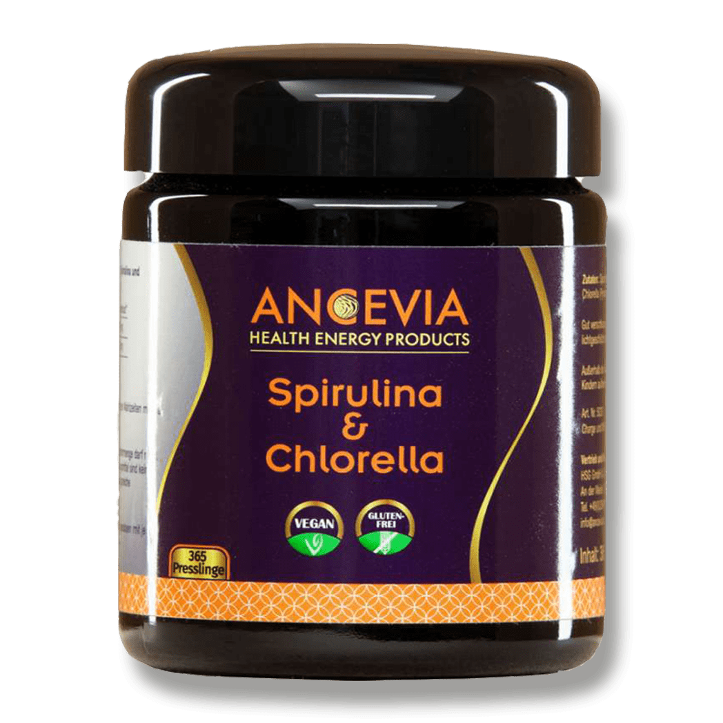 Spirulina and Chlorella (365 pellets) in a 1:1 ratio