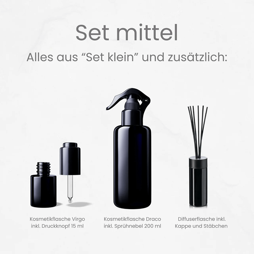TOP 10: Violett Glas Einsteiger-Set Mironglas Mix (Klein, Mittel, Groß)
