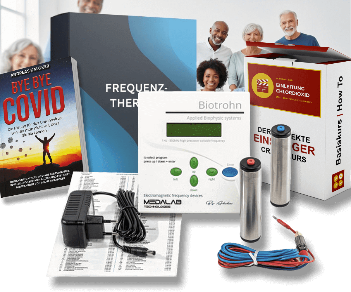 Plus Paket Biotrohn® by Andreas Kalcker + 10h Schulungen + Austauschplattform + CDL & DMSO Kurse + A. Kalcker Buch