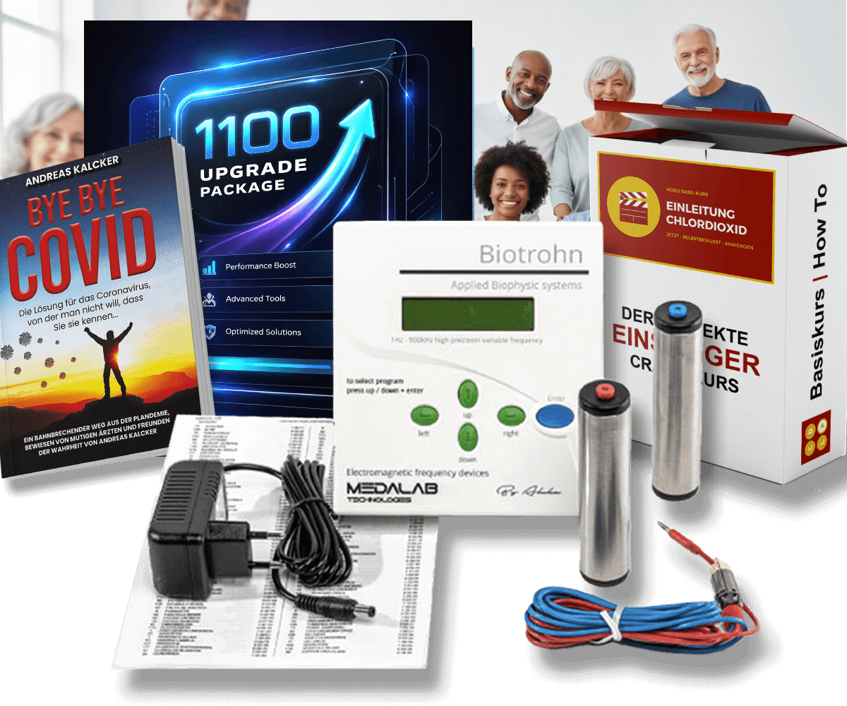 Upgrade-Paket Biotrohn® - by Andreas Kalcker mit über 1100 zusätzlichen Programmen + 10h Schulungen + Austauschplattform + CDL Kurs + A. Kalcker Buch