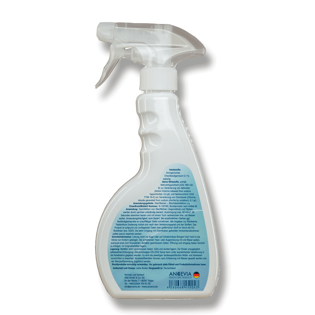 CDL Spray (500 ml) Breitband Desinfektion - Chlordioxidbasis